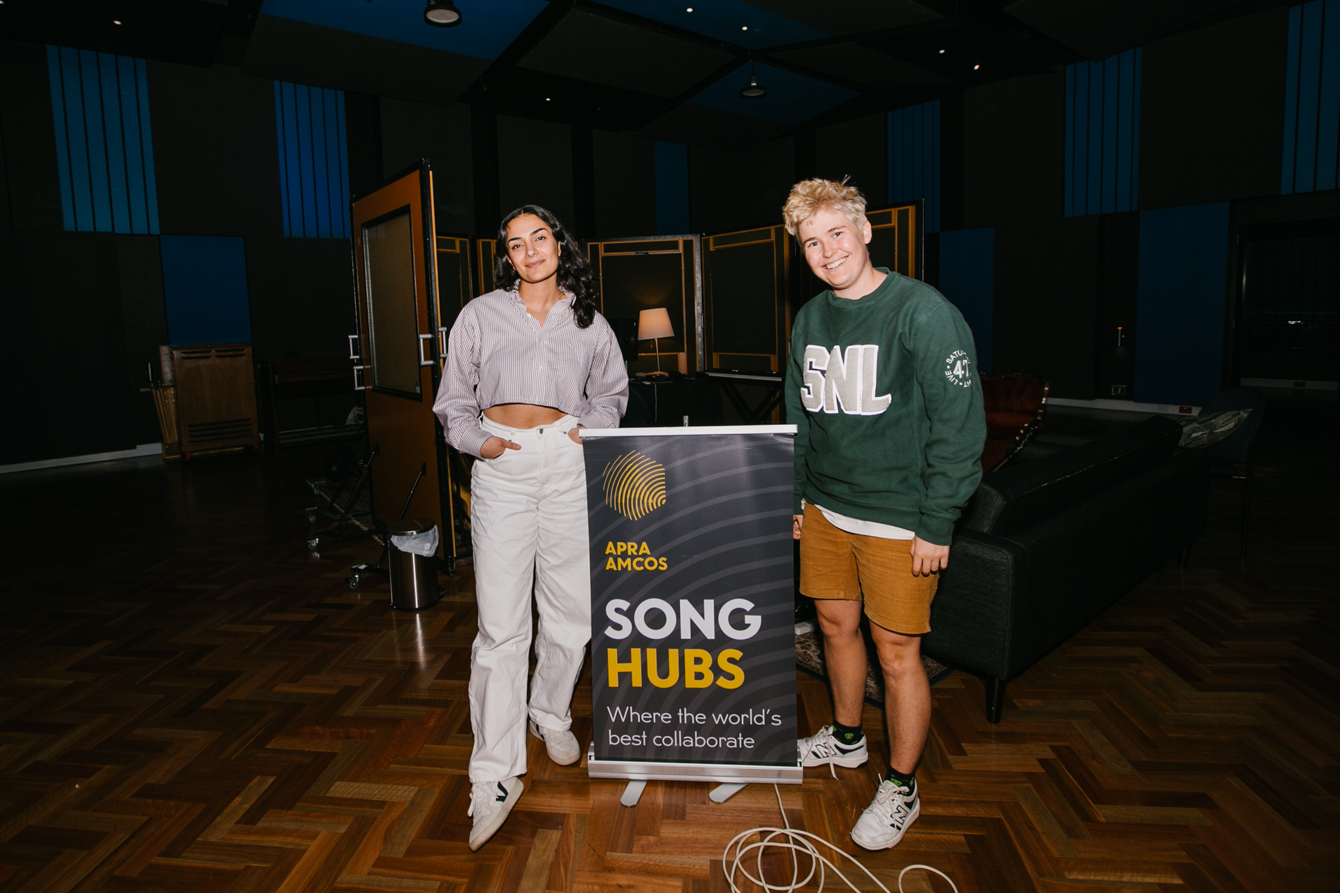 Alex the Astronaut and Mona Khoshoi at Pride SongHubs 2023