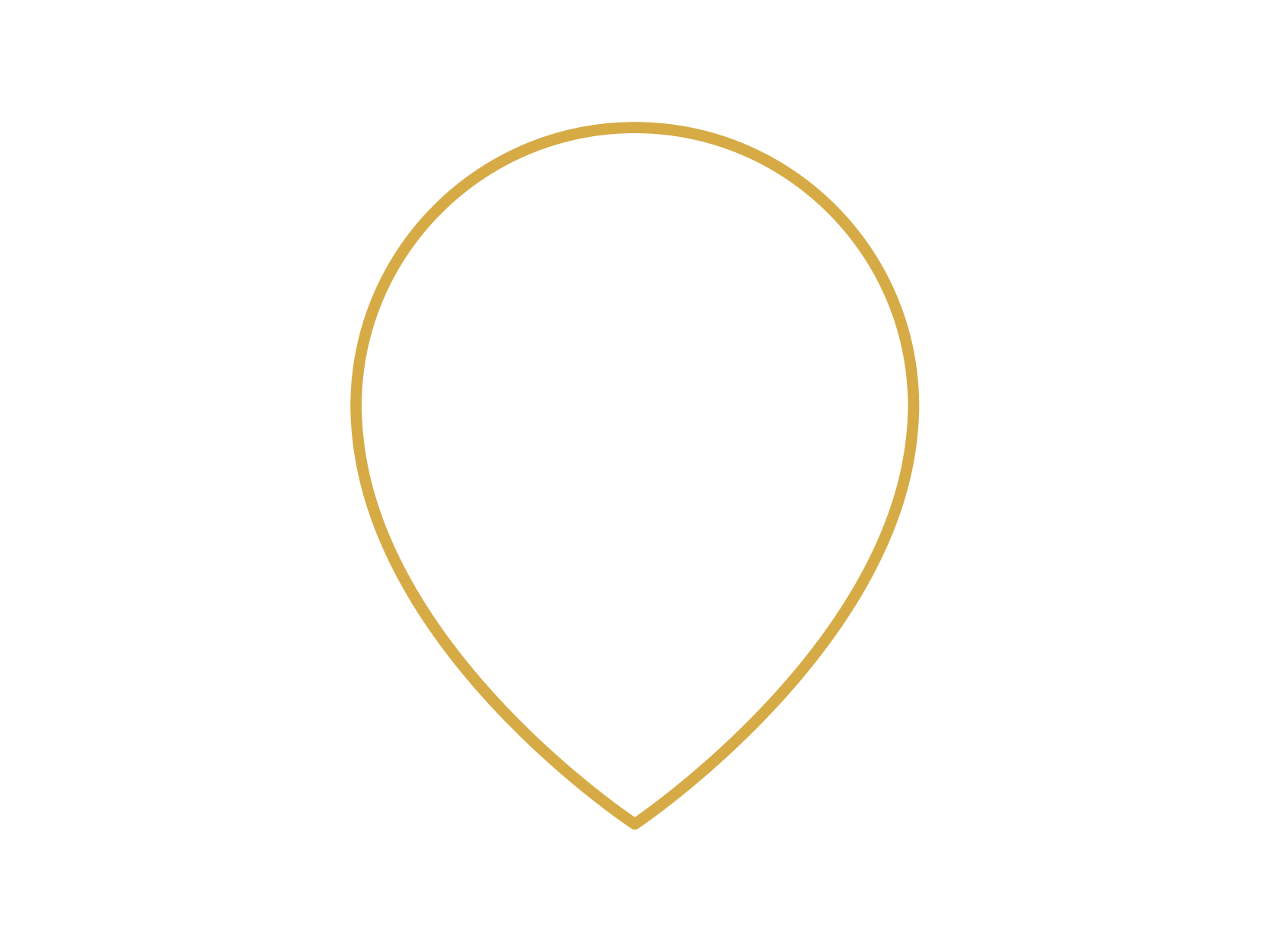 Blank location marker icon