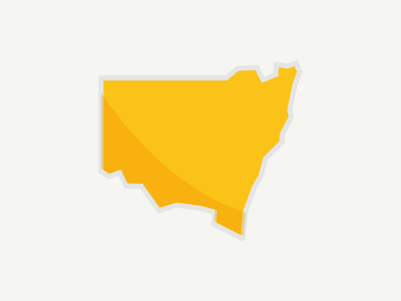 Map icon of New South Wales, Australia