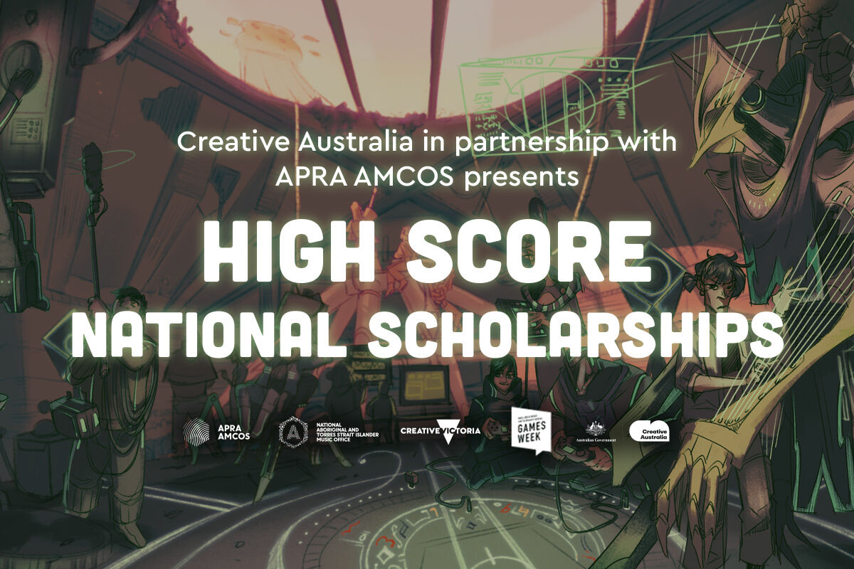 High Score National Scholarships on video game illustration by Jen Reuter