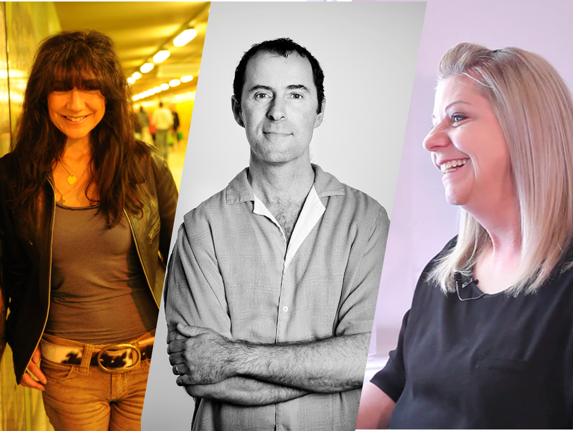 A composite image of Marianna Annas, Damian Trotter and Karen Hamilton